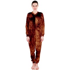 Abstract Brown Smoke Onepiece Jumpsuit (ladies)  by Simbadda