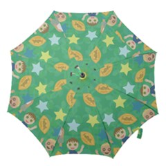 Football Kids Children Pattern Hook Handle Umbrellas (medium) by Nexatart