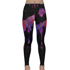 Abstract Surreal Sunset Classic Yoga Leggings by Nexatart