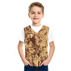 Abstract Brachiate Structure Yellow And Black Dendritic Pattern Kids  Sportswear by Nexatart