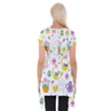 Cute Easter pattern Short Sleeve Side Drop Tunic View2