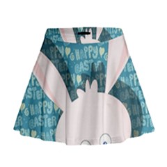 Easter Bunny  Mini Flare Skirt by Valentinaart