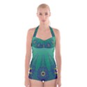 1p Boyleg Halter Swimsuit  View1