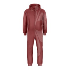 Hibiscus Sakura Red Hooded Jumpsuit (kids) by Mariart