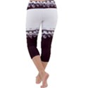 Bubbles In Red Wine Capri Yoga Leggings View4