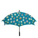 Cupcakes pattern Golf Umbrellas View3