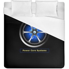 Power Core Duvet Cover (king Size) by linceazul