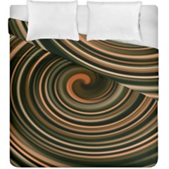 Strudel Spiral Eddy Background Duvet Cover Double Side (king Size) by Nexatart