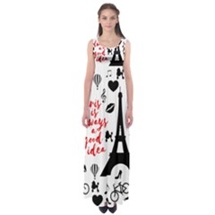 Paris Empire Waist Maxi Dress by Valentinaart