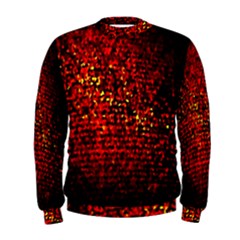 Red Particles Background Men s Sweatshirt by Nexatart