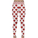 Emoji Heart Shape Drawing Pattern Classic Yoga Leggings View1