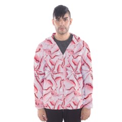 Intricate Texture Pattern Hooded Wind Breaker (men) by dflcprintsclothing