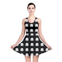 Emoji Baby Vampires Pattern Reversible Skater Dress by dflcprintsclothing