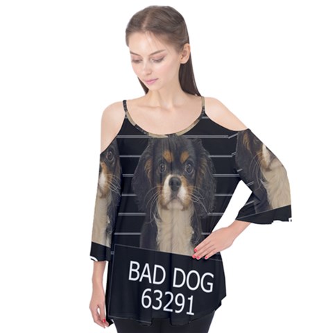 Bad Dog Flutter Tees by Valentinaart