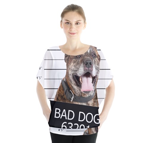 Bad Dog Blouse by Valentinaart