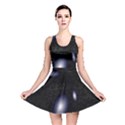 Galaxy Planet Space Star Light Polka Night Reversible Skater Dress View1