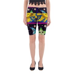 Celestial Skies Yoga Cropped Leggings by dawnsiegler