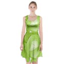 Cabbage Leaf Vegetable Green Racerback Midi Dress View1