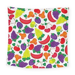 Fruite Watermelon Square Tapestry (large) by Mariart