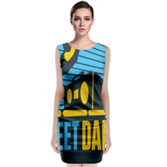 Street Dance R&b Music Classic Sleeveless Midi Dress by Mariart