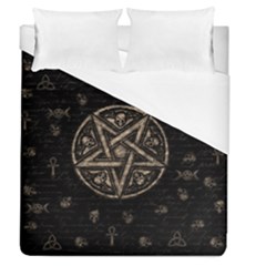 Witchcraft Symbols  Duvet Cover (queen Size) by Valentinaart