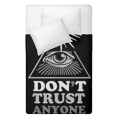 Illuminati Duvet Cover Double Side (single Size) by Valentinaart