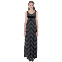 Zigzag  Pattern Empire Waist Maxi Dress by Valentinaart