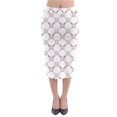 Baseball Bat Scrapbook Sport Midi Pencil Skirt by Mariart