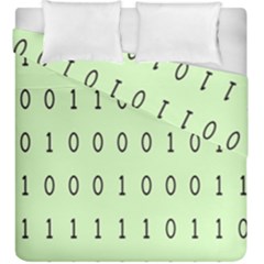 Code Number One Zero Duvet Cover Double Side (king Size) by Mariart