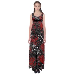 Abstraction Empire Waist Maxi Dress by Valentinaart