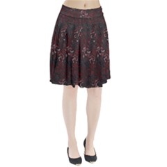 Abstraction Pleated Skirt by Valentinaart