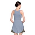 Circle Round Grey Blue Reversible Skater Dress View2