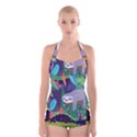 Sloth in nature Boyleg Halter Swimsuit  View1