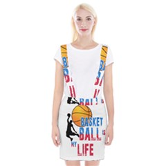 Basketball Is My Life Braces Suspender Skirt by Valentinaart