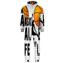 Basketball Is My Life Hooded Jumpsuit (men)  by Valentinaart