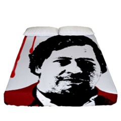 Pablo Escobar  Fitted Sheet (queen Size) by Valentinaart