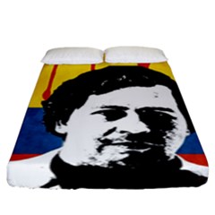 Pablo Escobar Fitted Sheet (king Size) by Valentinaart