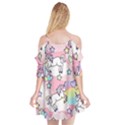 Unicorn Rainbow Cutout Spaghetti Strap Chiffon Dress View2