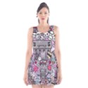 0 Sad War Kawaii Doodle Scoop Neck Skater Dress View1