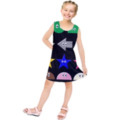 Cute Symbol Kids  Tunic Dress by Nexatart