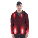 Box Lights Red Plaid Hooded Wind Breaker (Men) View1