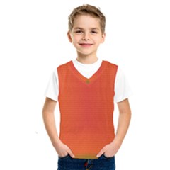 Scarlet Pimpernel Writing Orange Green Kids  Sportswear by Mariart