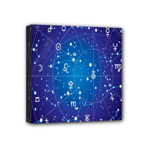 Astrology Illness Prediction Zodiac Star Mini Canvas 4  X 4  by Mariart