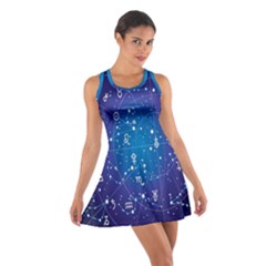 Astrology Illness Prediction Zodiac Star Cotton Racerback Dress by Mariart