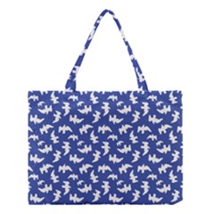 Birds Silhouette Pattern Medium Tote Bag by dflcprintsclothing