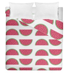 Watermelon Pattern Duvet Cover Double Side (queen Size) by Nexatart