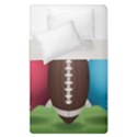 Helmet Ball Football America Sport Red Brown Blue Green Duvet Cover Double Side (Single Size) View2