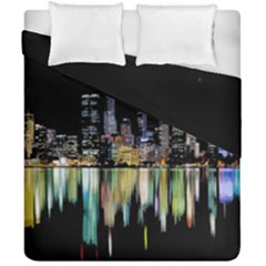 City Panorama Duvet Cover Double Side (california King Size) by Valentinaart