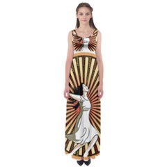 Woman Power Glory Affirmation Empire Waist Maxi Dress by Nexatart