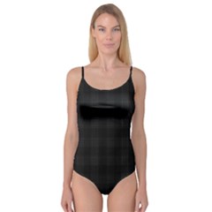 Plaid Pattern Camisole Leotard  by ValentinaDesign